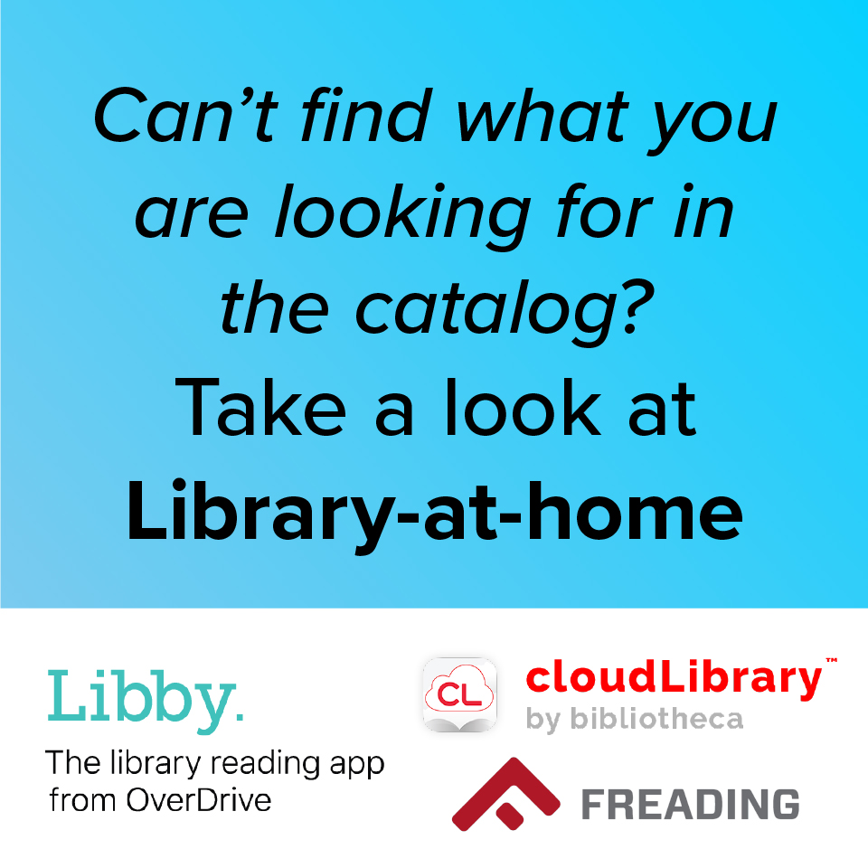 Library-at-home graphic